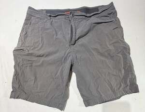 Hawke & Co. Men's Dynamic Sport Fiber Cargo Shorts Gray Size 38